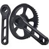 WNXGNHO Guarnitura per Biciclette a Velocità Singola per Bici a Scatto Fisso Bici Pieghevole Manovella per Bici in Lega Alluminio 46T 170mm, Set Guarnitura per Biciclette Guarnitura a Velocità Singola
