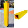 KIJyfgTR Imbottitura for palo da Basket Protezione su Tutti i Lati for Pali da Palestra e Garage Barriera ad Alta densità(3.3ft/100cm,15 * 15cm/5.9 * 5.9in)