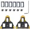HavenlyCove Tacchetti MTB compatibili con pedali spd, piastre per scarpe da ciclismo galleggianti a 6 gradi per trail riding (A)