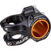 DUANSIYU Attacco Manubrio MTB MTB 50mm Stelo CNC 35mm 31.8mm Manubrio Bicicletta Ultraleggero 0 Gradi Aumento Durevole 28.6mm Sterzo Mountain Bike(35mm Black)