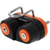 ifundom Morsetto Camma in Lega di Alluminio Doppio Guida in Nylon e Design a Sfera per Regolazioni Rapide e Comode per Attrezzi Fitness e Spago Nylon