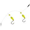 kivrimlarv Rig da pesca da surf, kit di ami e pinze | Attrezzatura da surfcasting per pesce persico, perco, trota screziata, popcorn per acqua dolce e salata, mare, fiume