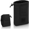 LZAQHMT Tasca Dump Molle Tattica, 1 Pezzo, Borsa Pieghevole con Coulisse | Tasca Portacaricatori Arrotolabile con Custodia in Nylon, Foro Drenaggio Doppio Fissaggio per Gilet, Cintura Zaino