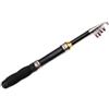 Generic Canna da pesca telescopica 2. pesca telescopica portatile della vetroresina | Fibra di vetro leggera, 2. lunghezza intera, 30 cm dimensioni ripiegate, adatta per zaini, acqua salata sicura