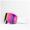 Out Of | Maschera da Sci Void White Violet MCI, Lenti Zeiss con Trattamento Ri-Pel Oleofobico e Idrofobico