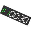 POAHNCU Orari della Palestra, LED di Intervallo 'Orologio con Timer da Palestra Portatile Ampio Display Digitale