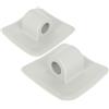 BETOOKY Supporto Motore Kayak Fibbia Fissa, 2 Pezzi in Plastica | Canoe e Barche da Pesca, Leggero e Facile da Usare, Base di Fissaggio per Motore