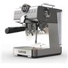 Garvee Macchina Caffè Italiana Semiautomatica, In Acciaio Inossidabile e Plastica, Design Europeo a Pressione, Colore Grigio, Compatta e Funzionale