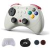 RunSnail GuliKit Elves 2 Pro Controller Wireless per Switch/Switch 2/PC/Android/IOS, Controller Bluetooth con Joystick Effetto Hall, Frequenza Polling 1000Hz, Vibratore Magnetico, Super Aptico, Retro