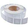SHINEOFI Etichetta Antitaccheggio Rf Quadrata 4x4 CM 100 Pezzi Adesiva | Carta Rivestita e Alluminio, Attacco Rapido per Confezioni Plastica, Negozi al Dettaglio, Personale Stile Casuale