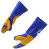 RAPICCA Guanti saldatore uomo in pelle resistente al calore,16 pollici Blu | Per