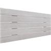 DHOME Testiera in legno riciclato DM Stile Pallet Letto Pallet Ferramenta inclusa (90cm, Pallet Orizzontale, Artico)
