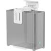 monTEK Heavy Duty Supporto per PC sotto scrivania, montaggio senza foratura, supporto per PC regolabile con cuscinetti protettivi, supporta fino a 30 kg, altezza 16,1-25,6, ideale per ufficio, casa