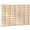 vidaXL Vetrina da collezione in legno con 60 scomparti 60x4,5x40,5cm