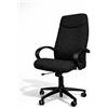 GALIZIA prjme GALIZIA PRIME - Poltrona Ufficio Ergonomica Schienale Alto Made in Italy Certificata, Sedia Ufficio con Meccanismo Oscillante Max 120Kg, con Struttura in Multistrato di Faggio (Tessuto - Antracite)