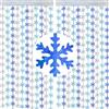 G2PLUS Tende Frange Metalliche Natale,1x2m Blu e Argento Tenda Festa | 2 Pezzi Orpelli e Festoni Frangia per Decorazioni Natalizie,Feste,Sfondo Fotografico