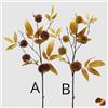 EDG Ramo Castagno X5 con Foglie Assortito H98 Colore : Autumn