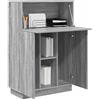 vidaXL Scrivania Grigio Sonoma Legno ingegnerizzato