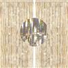 G2PLUS Frangia Tende Decorazioni 2PCS Tende Fecorative Champagne d'oro | 1x2.5m Tendine Glitter per Festa di Compleanno Decorazione Partito Matrimonio