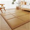 HMTBQT Tappetino Giapponese Tatami Pieghevole Dormire Materasso Futon Tappeti(Light Brown,60x200cm)