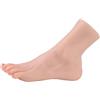 Vnmcry Modello di Piedi in Silicone Dimensione Reale per Uomo e Donna Morbido e Flessibile Manichino per Esposizione Scarpe Sandali e Calze (Sinistra, Piede Donna, Avorio)