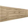 DHOME Testiera in Legno Riciclato DM Stile Pallet Letto - Ferramenta Inclusa (145cm, Orizzontale, Legno Cambriano)