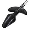 AMAZBEE Plug anale elettrico in silicone per uomini e donne Plug anale indossabile con base a T Plug anale affusolato Sex toy per massaggio prostatico (no Host,1)