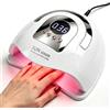 KORVORIA 380W Lampada UV Led Unghie Professionale, Fornetto Unghie 4 Timer