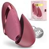 Womanizer Next Liberty Succhia Clitoride per Donna, Sex Toy, Bordeaux | Tecnologia 3D Pleasure Air, 8 livelli di intensità, 3 di profondità, Cover magnetica, Stimolatore clitorideo Impermeabile