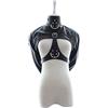 Herxicwa Camicia di Forza in Pelle PU da Donna Sexy Costume Fantasia Giacca Dritta Fantasia rigorosa