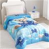 Irge INTIMOEGIDIO IRGE trapunta piumone invernale letto singolo art. Teddy Orsetto digitale 170x260 colore Azzurro