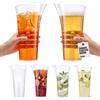 TUNDRA ICE INTERNATIONAL TUNDRA - Set 6 Caraffe in PLASTICA RIGIDA Trasparenti 1lt. - INFRANGIBILI | Brocche ERGONOMICHE 1 Litro in Plastica (PP) - BPA-Free, Riutilizzabili, Lavabili in Lavastoviglie - Per Acqua, Spritz, Birra