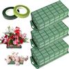 Sjfbebsy Gabbia in schiuma floreale, 3 pezzi in schiuma floreale, blocchi di fiori secchi riutilizzabili, verde sospeso per composizioni floreali, decorazioni per feste di matrimonio, 11, 8x4, 6x3, 2 pollici -
