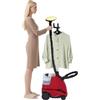 Gaabungky Ferro da stiro a vapore, 25,5 x 39 x 42 cm, 2500 W, 3 l, 120 °C, altezza regolabile, per negozi di abbigliamento, vapore elettrico commerciale per la casa, lavaggio a secco