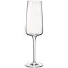 Bormioli Rocco Nexo Set Calici Flute, Vetro, Trasparente, 6 x 6 x 22.5 cm, 6 unità