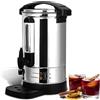 Sonnewelt Bollitore per vin brulé, 8 l, con rubinetto, termostato, 1500 W, in acciaio inox con indicatore del livello dell'acqua, bollitore per vin brulé, temperatura regolabile da 30 a 110 °C,