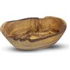 MOHA 24Ciottola per snack rustica di alta qualità in legno d'ulivo, porta chiavi, porta gioielli, fatta a mano, diverse misure (20-22'