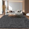 BSGIFT Tappeto a pelo lungo, 160 x 230 cm, colore antracite, Shaggy, morbido per soggiorno, moderno, per camera da letto, cameretta dei bambini