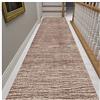 Siunwdiy Moderno Astratto Tappeto Passatoia Cucina Antiscivolo Lavabile 2.2 Metri marrone Tappetino Runner Tappeti Runner per Salotto Corridoio Ingresso, Larghezza 40-140cm,100X220CM
