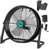 T-SUN 12" Ventilatore a Piantana Compatibile con Makita Batteria/Adattatore