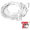 PERFYX Paraspruzzi per KitchenAid Planetaria 4.3L - 4.8L, Paraschizzi Trasparente Integrale a 360° per Mixer Kitchen Aid Artisan e Classic con Testa Inclinabile, Coperchio Versatore Antispruzzo