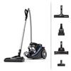 Rowenta Silence Force Cyclonic Effitech, Aspirapolvere Silenzioso a Traino con Impugnatura Ergo Comfort, Cattura 99% Polvere con Ridotto Consumo Energetico, 12m Raggio d'Azione e Capacità 2.5L, RO7961