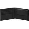 PIQUADRO - Black Square Portamonete compatto - Pelle di alta qualità - Colore Nero - Uomo
