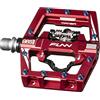 Funn Mamba S Pedali Automatici MTB, Singolo Lato, Tacchette SPD (Rosso)