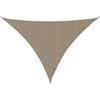 vidaXL Parasole a Vela Oxford Triangolare 5x6x6 m Grigio Talpa