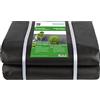 GardenMate 2m x 10m Telo per Pacciamatura 150 g/m² - Telo Antistrappo Contro Le Erbacce - Elevata stabilizzazione ai Raggi UV - Permeabile - 2m x 10m = 20 m²