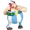 Plastoy Asterix Figurina Obelix innamorato con mazzo di fiori - Resina - 7 cm
