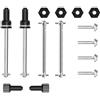 Womaqu 1/14 Y14301-5 - Set di alberi in metallo CVD per auto RC, parti di ricambio per asse anteriore e posteriore, adatto per HS14322 HS14321 HS14324 HS14331 HS14312 HS14311 HS1 HS14301 HS1 HS14302