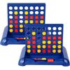 ZVKACT Mini Forza 4 da Viaggio - Gioco di Strategia per 2 Giocatori (11,3×8×8,5 cm) - Perfetto per Bambini e Adulti - Giocattolo Educativo Portatile