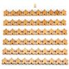 Waldfelsen® 16 mm Meeple in legno adatto per Carcassonne (60 pezzi come materiale bianco)